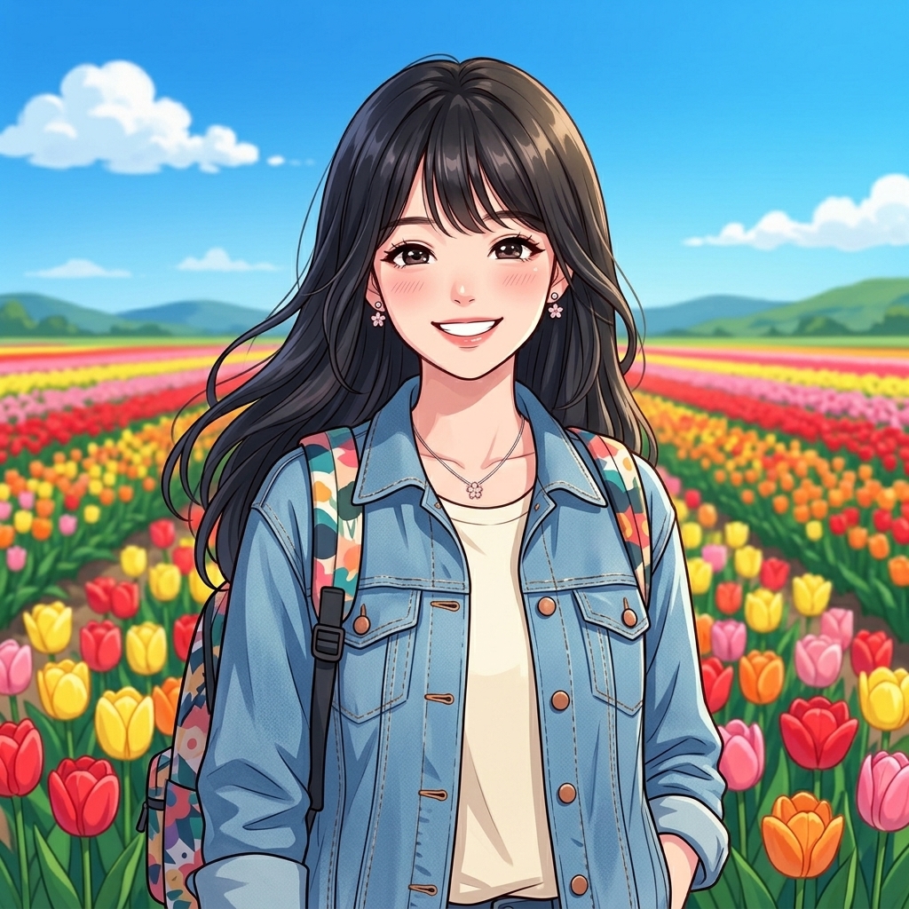 お花畑でパシャリ📷
